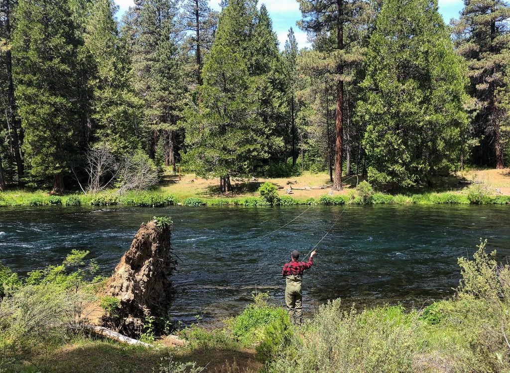 fly fishing bend