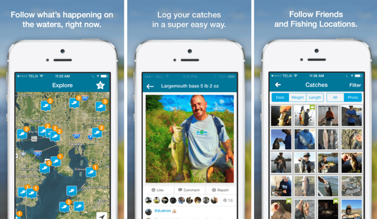 Fishbrain app