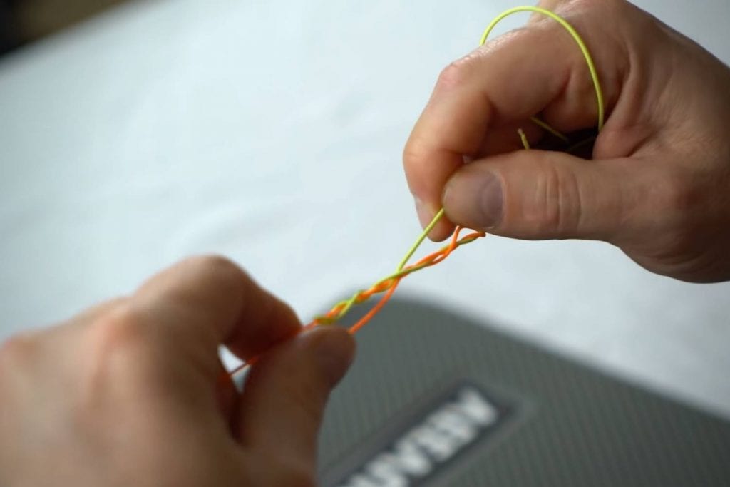 how to tie a blood knot