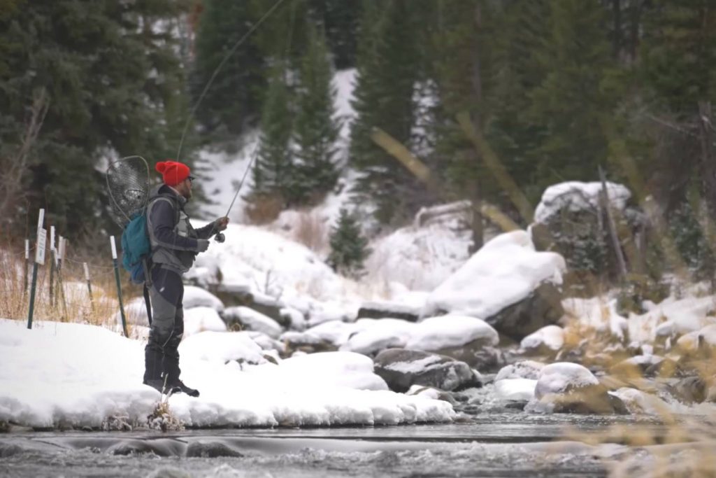 Warm synthetic and wool layers for wearing beneath fishing waders