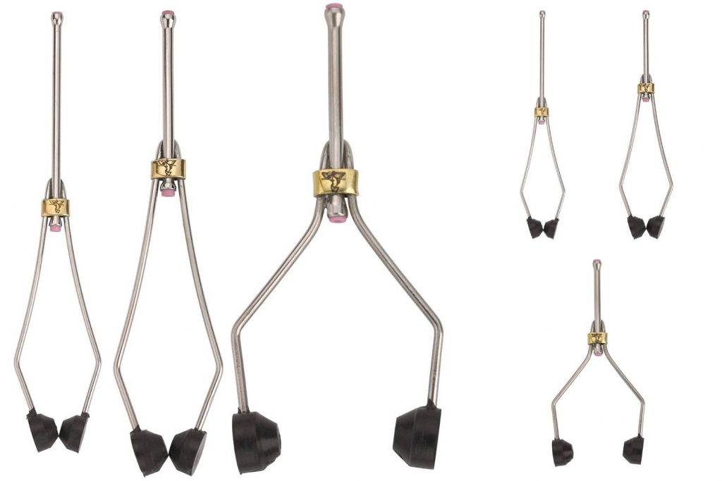 Fly Tying Bobbin Set With Threader - 2 Stainless Steel Bobbins & Threader Tool For Fishing