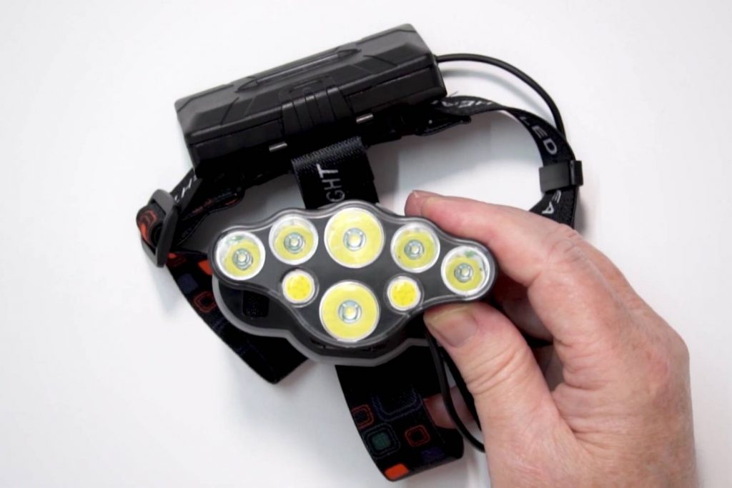Foxdott Rechargeable Headlamp - Headlamp with the Most LEDs