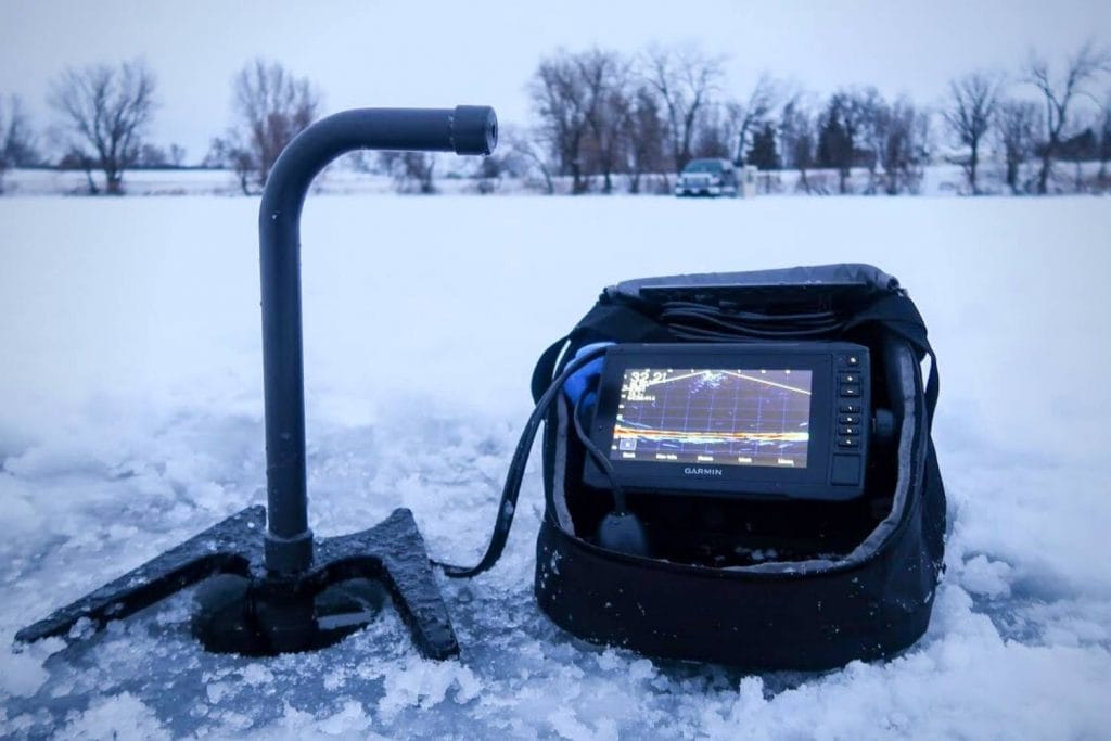 Garmin ECHOMAP UHD 73cv Panoptix Ice Fishing Fish Finder